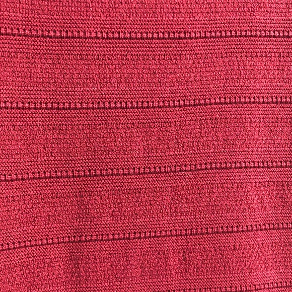 Ann Taylor Pullover Sweater Rib Knit Scoop Neck Long Sleeve Red Medium - Picture 4 of 10